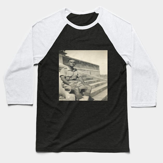 Henry Fussell Norht Africa 1942 Baseball T-Shirt by Fussell Films